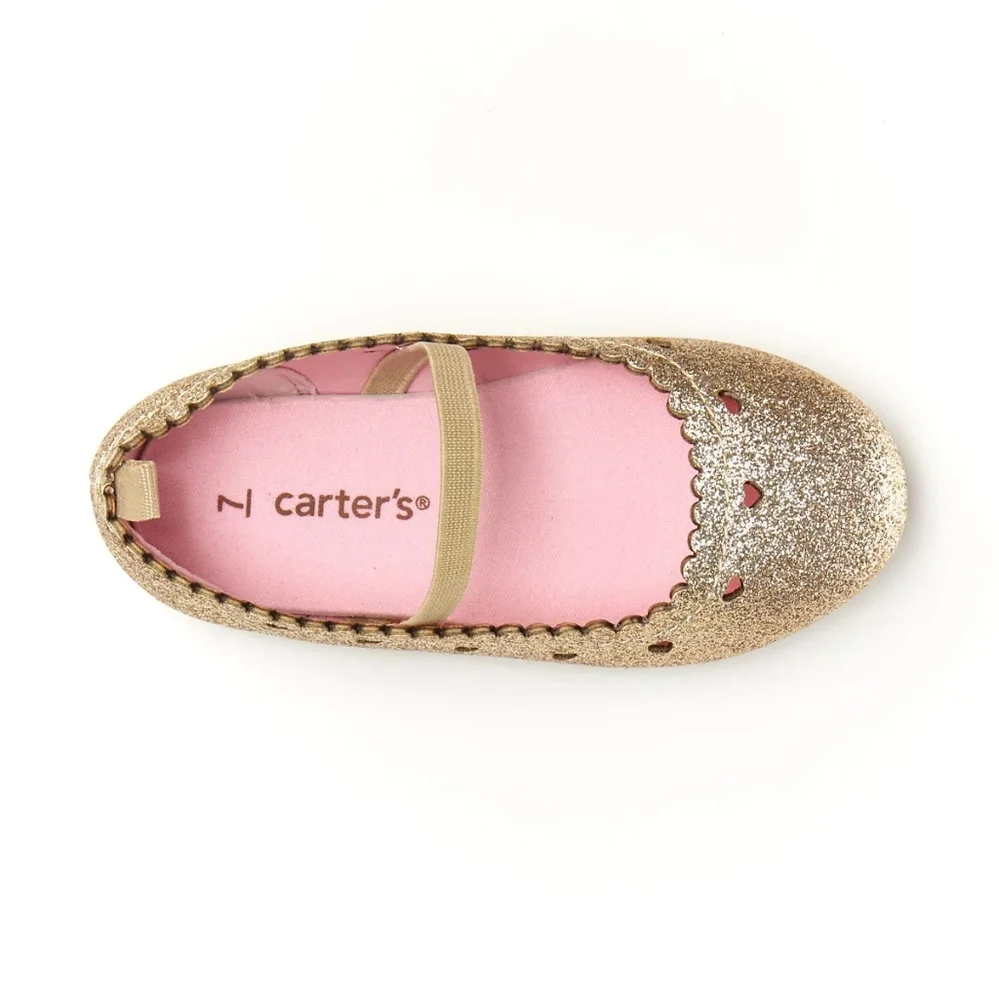 CARTER'S Toddler Ellaria Dress Ballet Flats NWOT